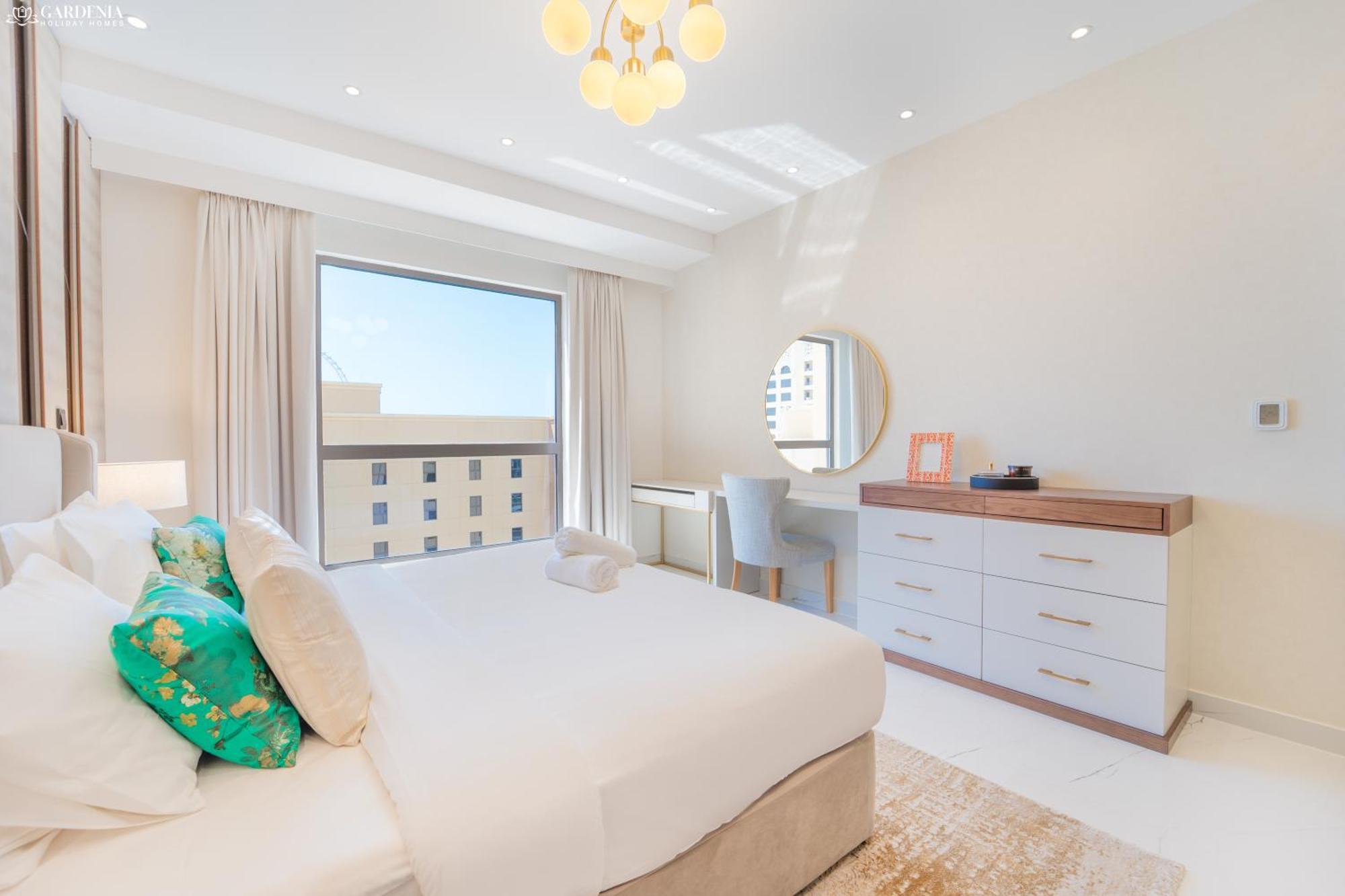 Jbr Amwaj 4 , Upgraded Sea And Ain Dubai Views, 2M Walk To Beach By Gardenia Suitse Exterior foto