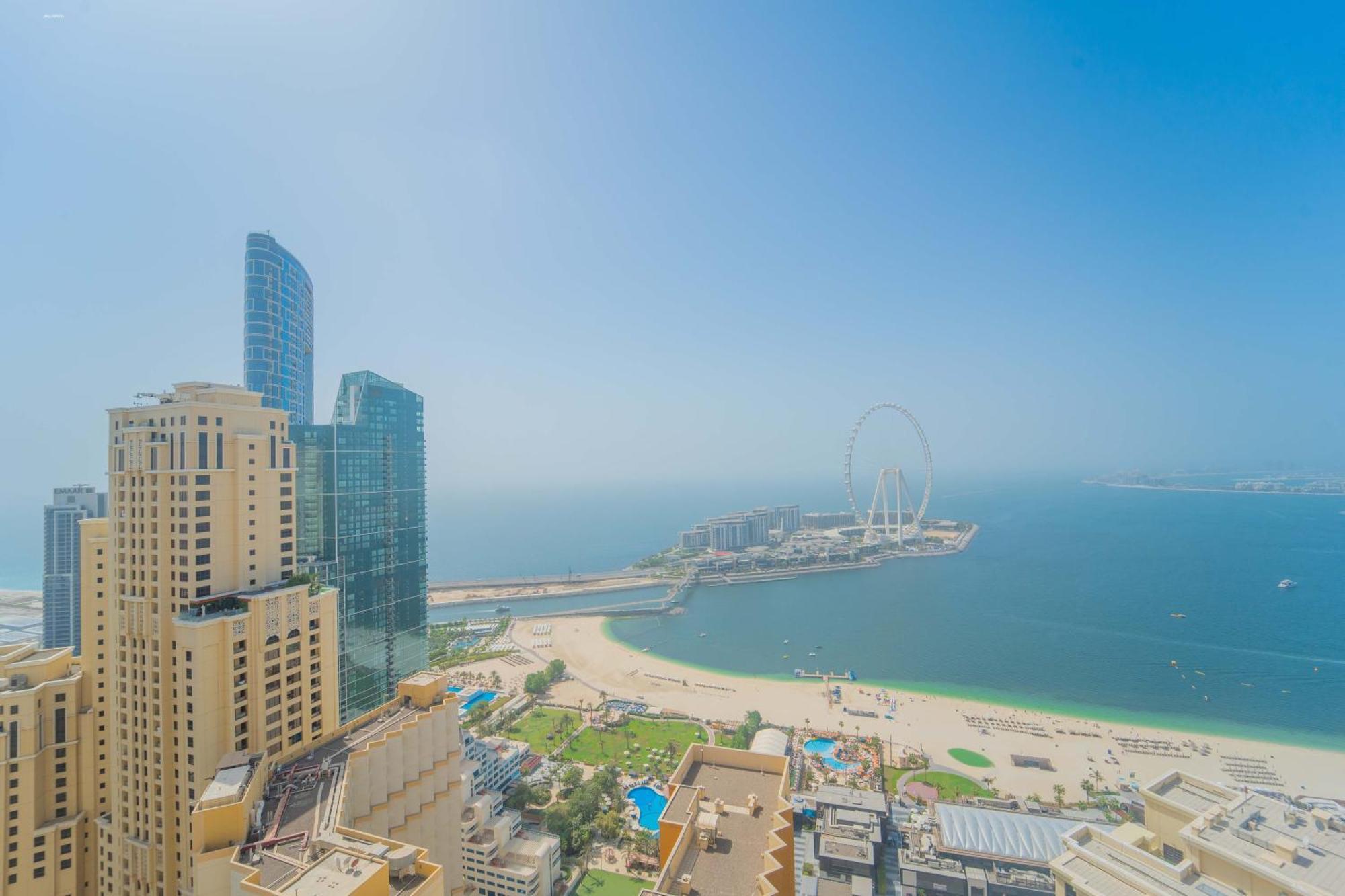 Jbr Amwaj 4 , Upgraded Sea And Ain Dubai Views, 2M Walk To Beach By Gardenia Suitse Exterior foto